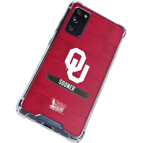 University of Oklahoma Sooners Galaxy S20 FE Clear Case